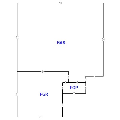 Building layout (traversing data) of this property