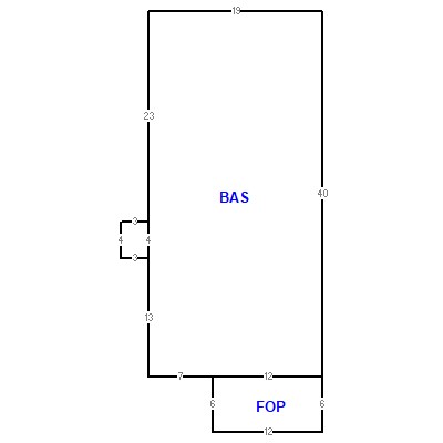 Building layout (traversing data) of this property