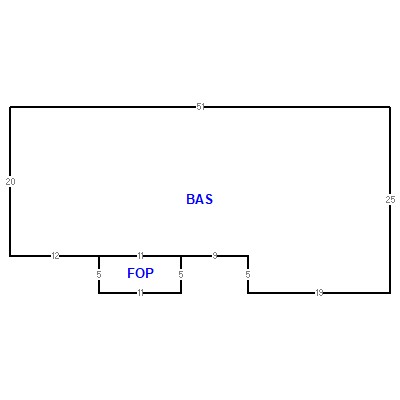 Building layout (traversing data) of this property