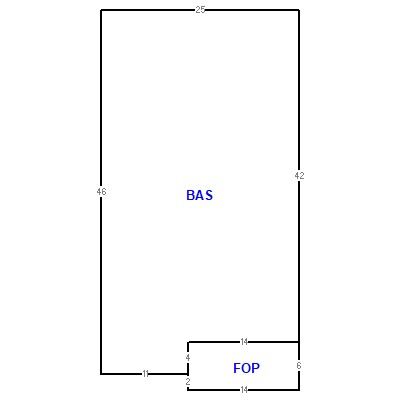 Building layout (traversing data) of this property