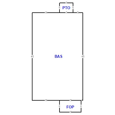 Building layout (traversing data) of this property
