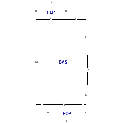 Building layout (traversing data) of this property