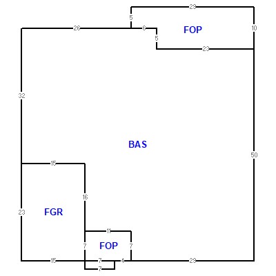 Building layout (traversing data) of this property