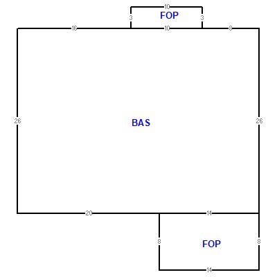 Building layout (traversing data) of this property