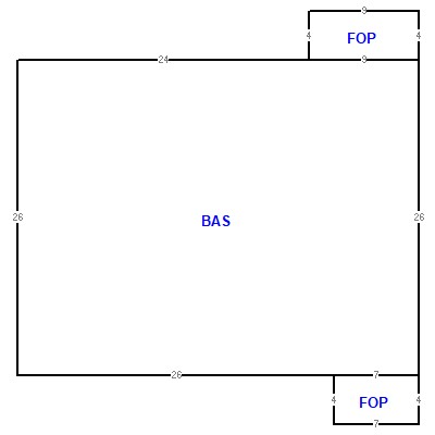 Building layout (traversing data) of this property