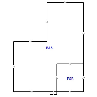 Building layout (traversing data) of this property