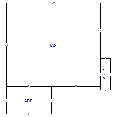 Building layout (traversing data) of this property