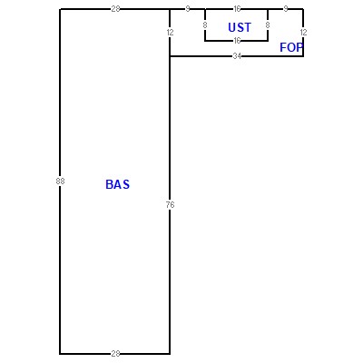 Building layout (traversing data) of this property