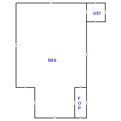 Building layout (traversing data) of this property