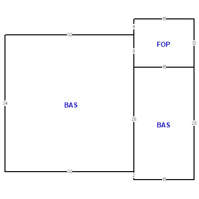 Building layout (traversing data) of this property
