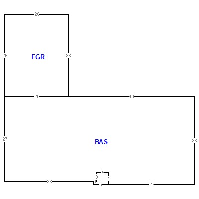 Building layout (traversing data) of this property