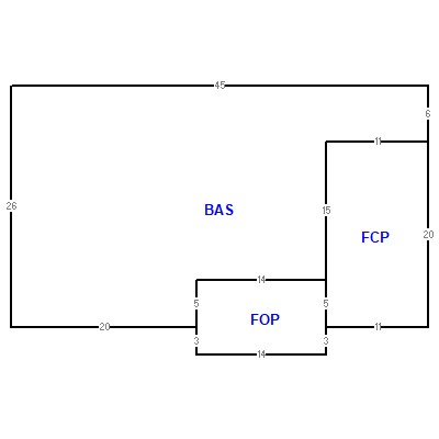 Building layout (traversing data) of this property