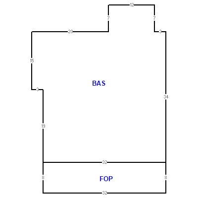 Building layout (traversing data) of this property