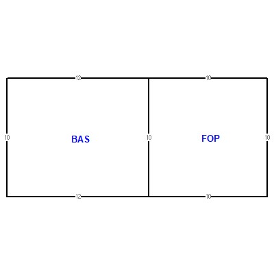 Building layout (traversing data) of this property