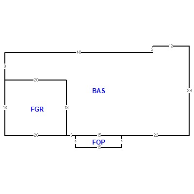 Building layout (traversing data) of this property