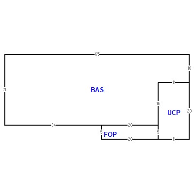 Building layout (traversing data) of this property
