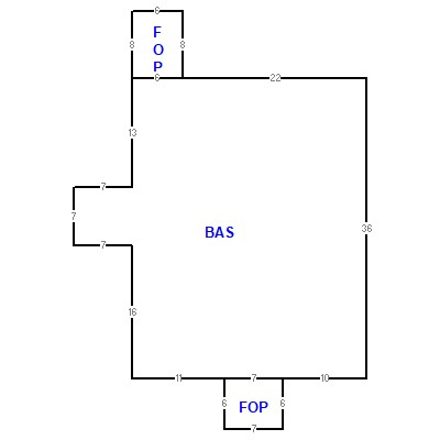 Building layout (traversing data) of this property