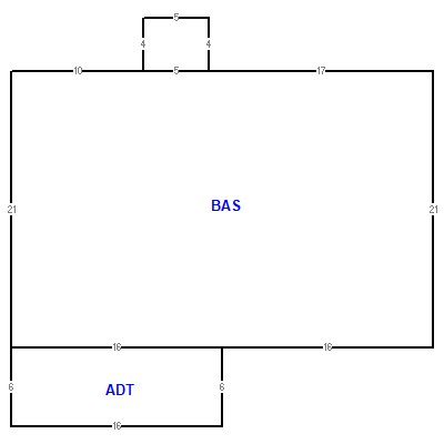 Building layout (traversing data) of this property
