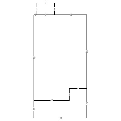 Building layout (traversing data) of this property