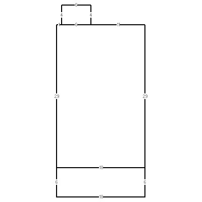 Building layout (traversing data) of this property