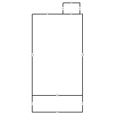 Building layout (traversing data) of this property