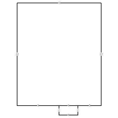 Building layout (traversing data) of this property