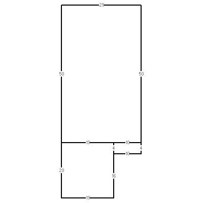 Building layout (traversing data) of this property