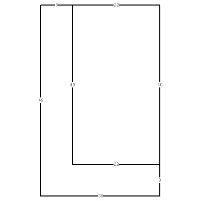 Building layout (traversing data) of this property