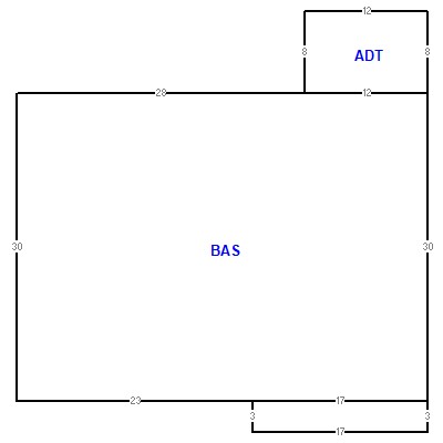 Building layout (traversing data) of this property