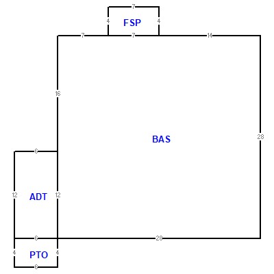 Building layout (traversing data) of this property
