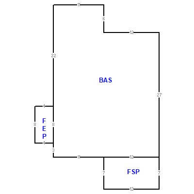 Building layout (traversing data) of this property