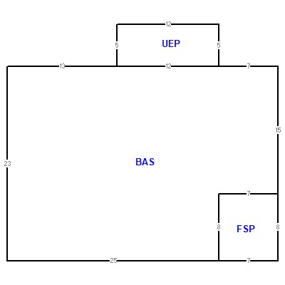 Building layout (traversing data) of this property