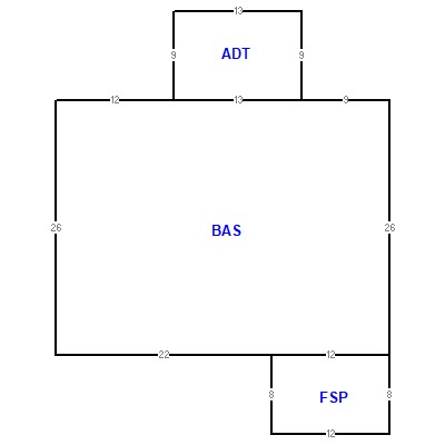 Building layout (traversing data) of this property