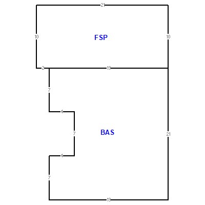 Building layout (traversing data) of this property