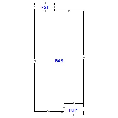 Building layout (traversing data) of this property