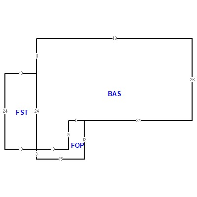 Building layout (traversing data) of this property