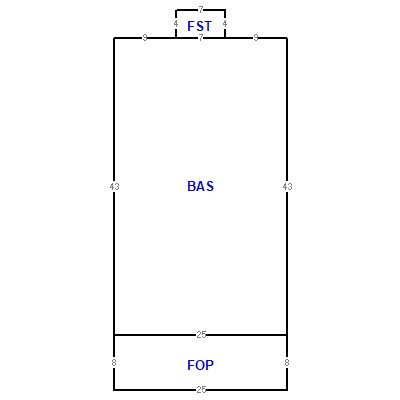Building layout (traversing data) of this property