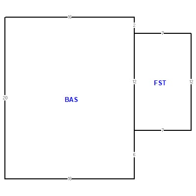Building layout (traversing data) of this property