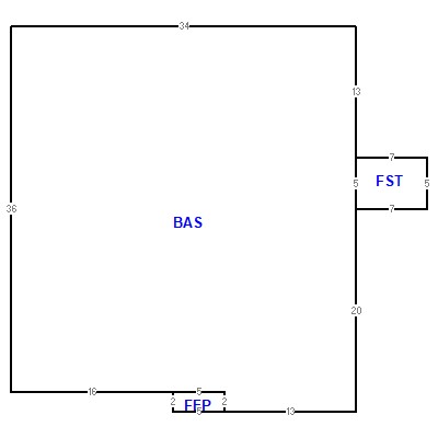 Building layout (traversing data) of this property