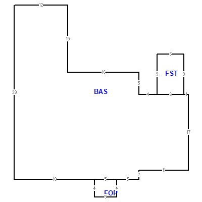 Building layout (traversing data) of this property