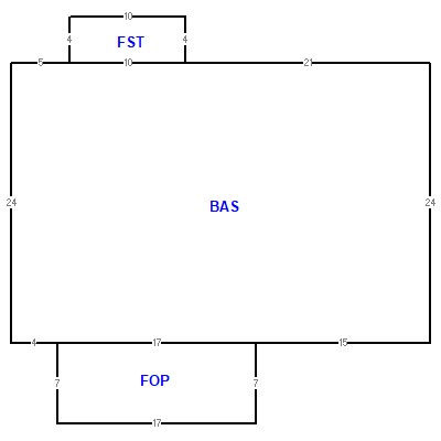 Building layout (traversing data) of this property