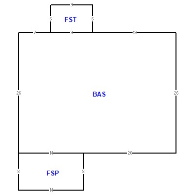 Building layout (traversing data) of this property