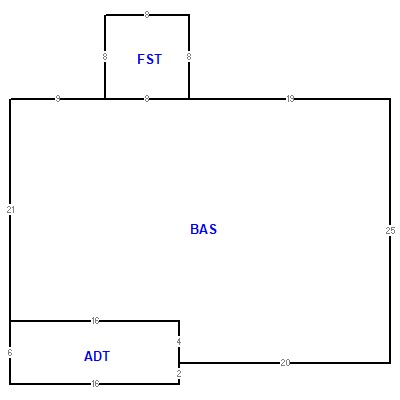 Building layout (traversing data) of this property