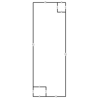 Building layout (traversing data) of this property