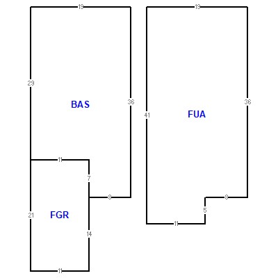 Building layout (traversing data) of this property
