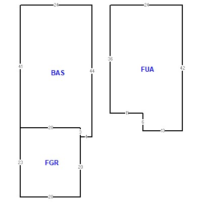 Building layout (traversing data) of this property