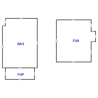 Building layout (traversing data) of this property