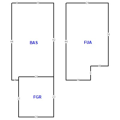 Building layout (traversing data) of this property