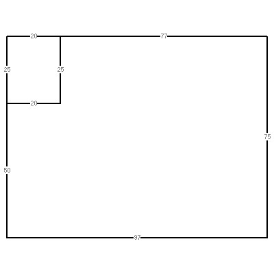 Building layout (traversing data) of this property