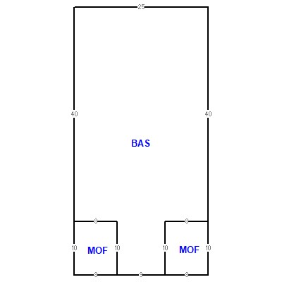 Building layout (traversing data) of this property